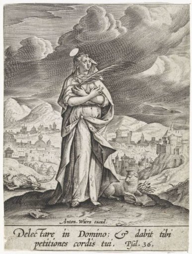 Landscape with Saint Margaret of Antioch