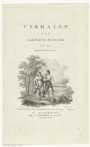 Title page for: Carolina Pichler, Stories, 1816