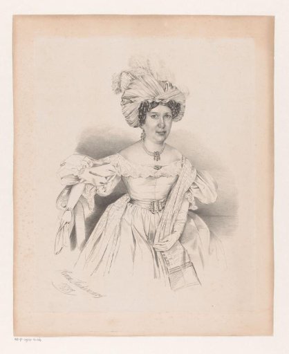 Portrait of an unknown lady, possibly Henriette Elisabeth Ising