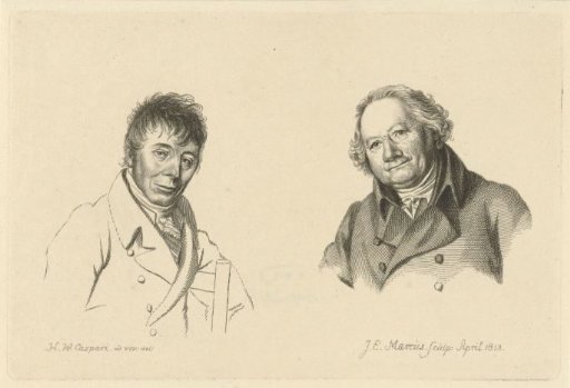 Portraits of Daniël Dupré and Christiaan Welmeer