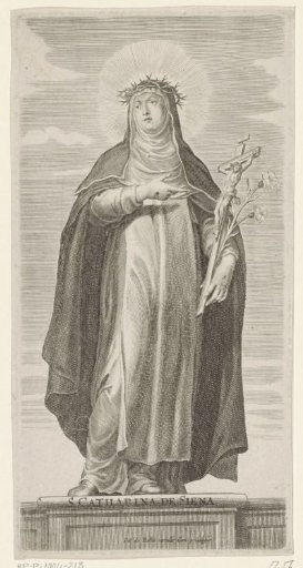 Saint Catherine of Siena with a Crucifix
