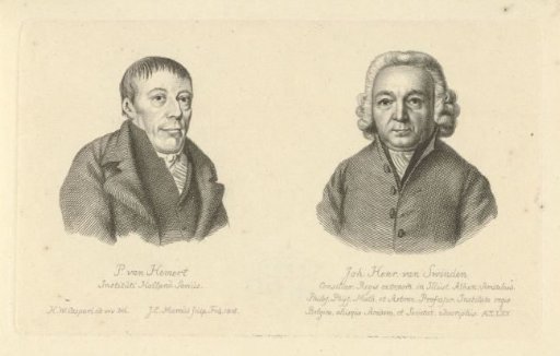 Portraits of Paulus van Hemert and Jean Henri van Swinden