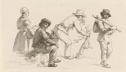 Study sheet with four figures