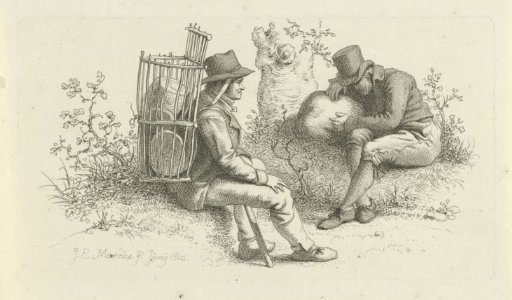 Two seated men