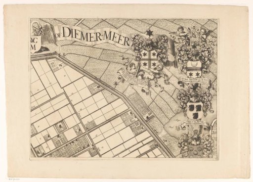 Map of the Watergraafsmeer (upper right part)