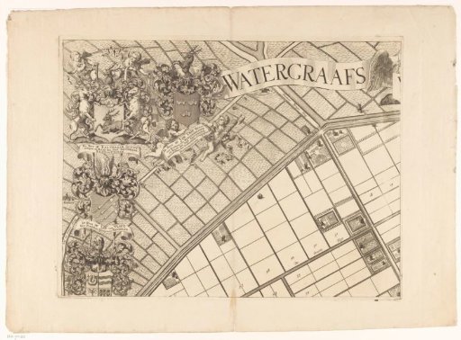 Map of the Watergraafsmeer (upper left part)