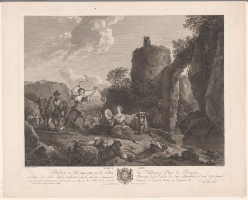 River Landscape with Dancing Shepherdess