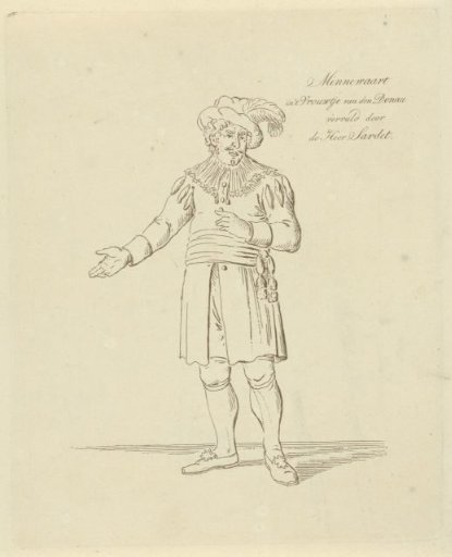 Mr. Sardet in the Role of Minnewaart