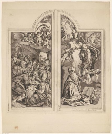 The Annunciation and the Adoration of the Shepherds