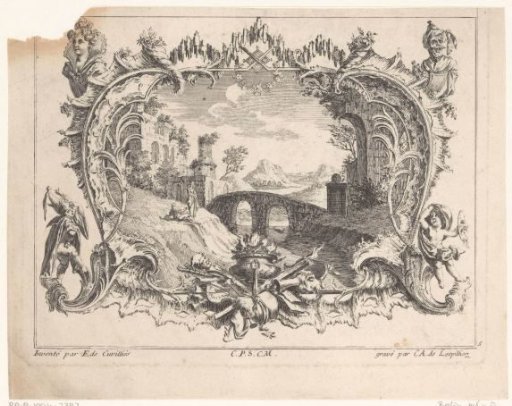 Two figures on a shore