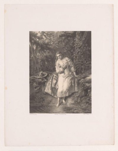 A Woman by a Stream