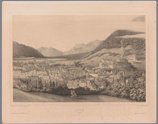 View of Chur in Graubünden
