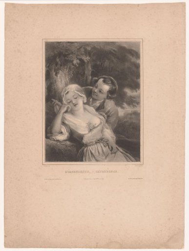 Girl with young lover