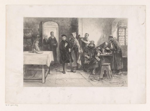 Paul van Mansveld Mocked by Capuchin Monks