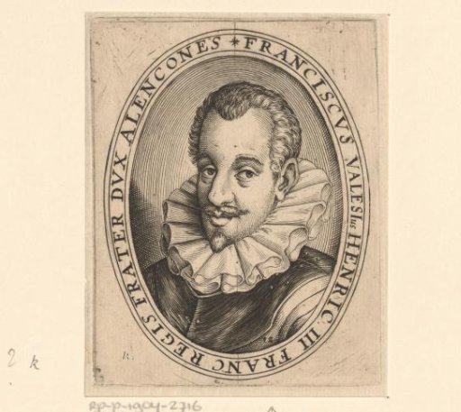 Portrait of François-Hercule de Valois, Duke of Anjou