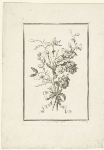 Bouquet of jasmine and delphinium