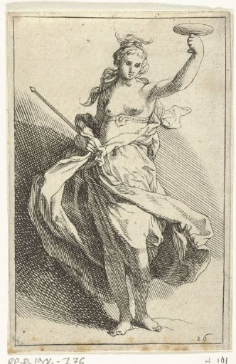 Woman with chalice and scepter