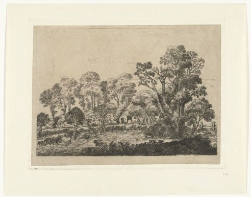 House by a ditch
