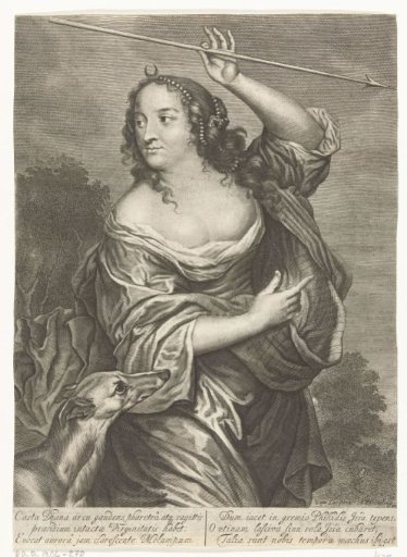 Diane de Poitiers, depicted as the goddess Diana