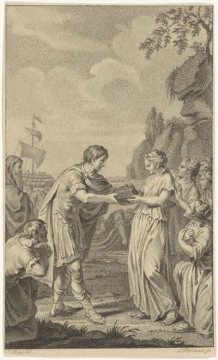 Arrival of the statue of Cybele