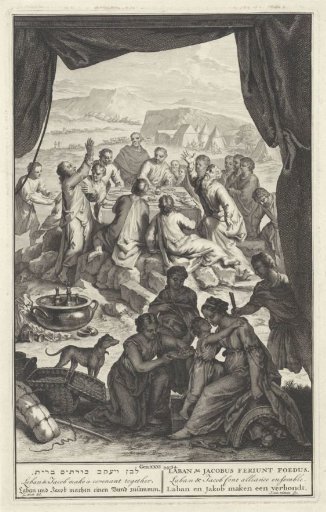 Laban and Jacob make a covenant