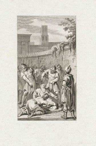 Biblical prints, 12 pieces. After J. Buys