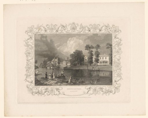 View of Shepperton from the Thames
