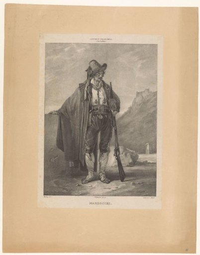 Portrait of the Roman bandit Mazzocchi