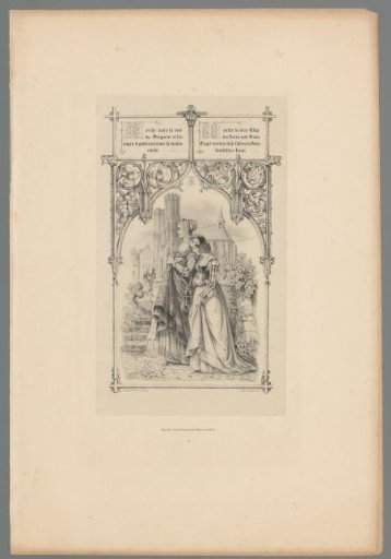 Two women walking in front of a church