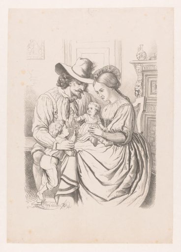 Family with young children