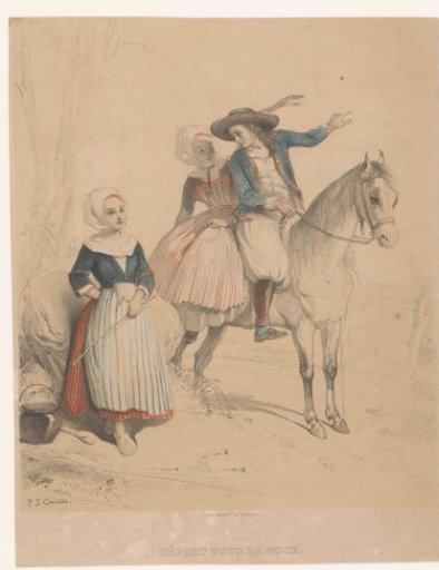 Departure for a Breton Wedding