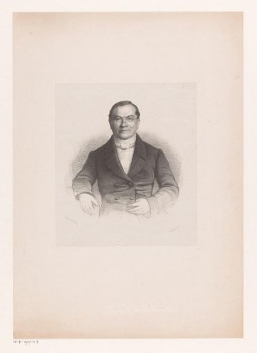 Portrait of an unknown man with spectacles