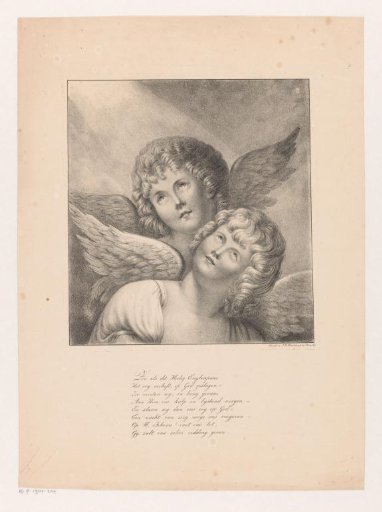 Two Angels Looking Upwards