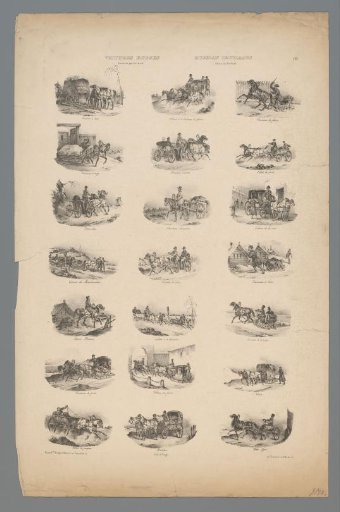 Twenty-One Representations of Russian Carriages