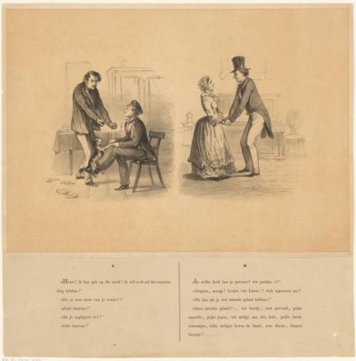 Men, Mother and Son in Conversation