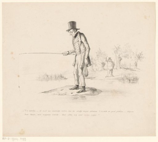 Fisherman on an Island