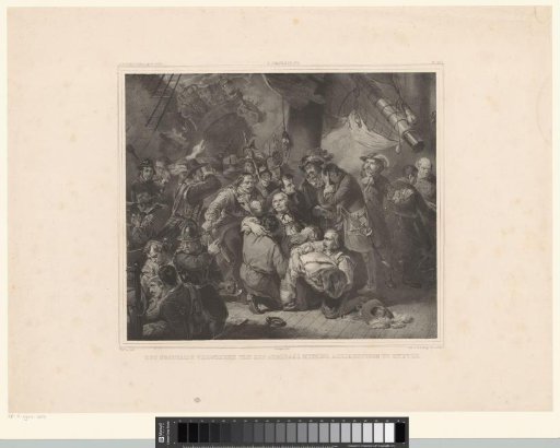 Admiral Michiel Adriaenszoon de Ruyter Mortally Wounded During the Sea Battle at Agosta