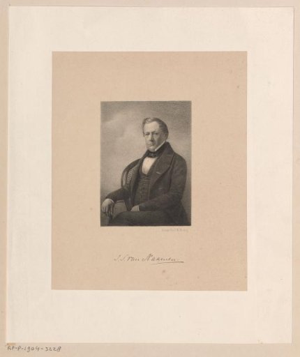 Portrait of Johannes Sebastiaan van Naamen