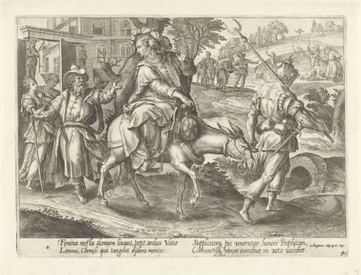 The Woman of Shunem on Her Way to Elisha
