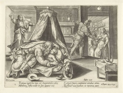 Elisha Raises the Son of the Woman of Shunem from the Dead