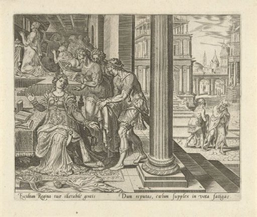 Esther Hears from Her Maids that Mordecai Wears Sackcloth