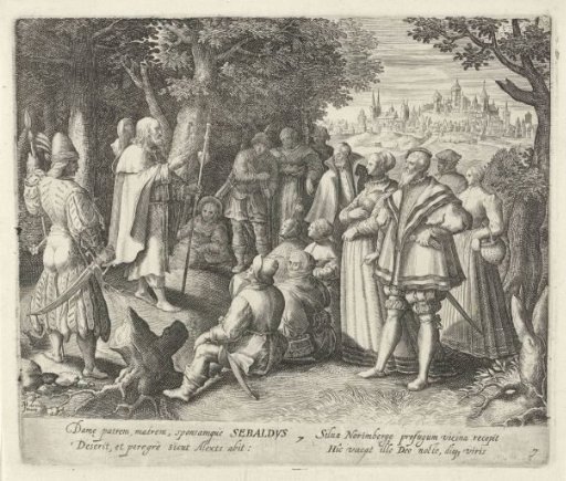Saint Sebaldus of Nuremberg as a hermit