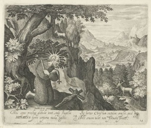 Saint Henry as a martyr