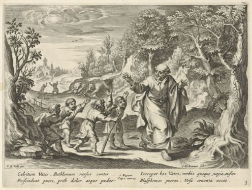 Elisha mocked by children