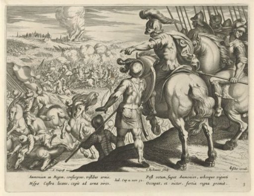 Battle between Jephthah's army and the Ammonites