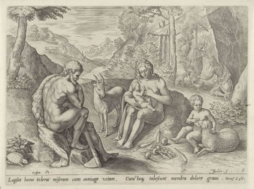 Adam and Eve Outside the Earthly Paradise