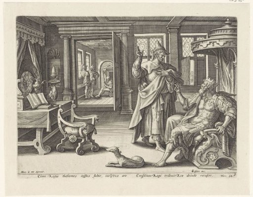 Jeremiah before King Zedekiah