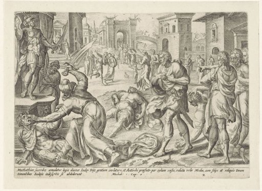Mattathias Kills a Jew and a King's Envoy