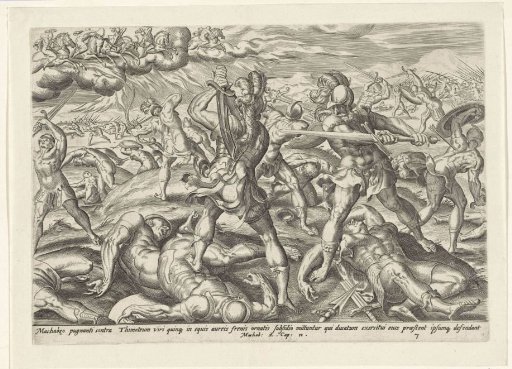Five Heavenly Riders Fight Against Timotheus