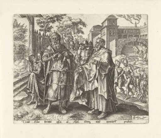 Ahab Shows Remorse after Elijah's Curse